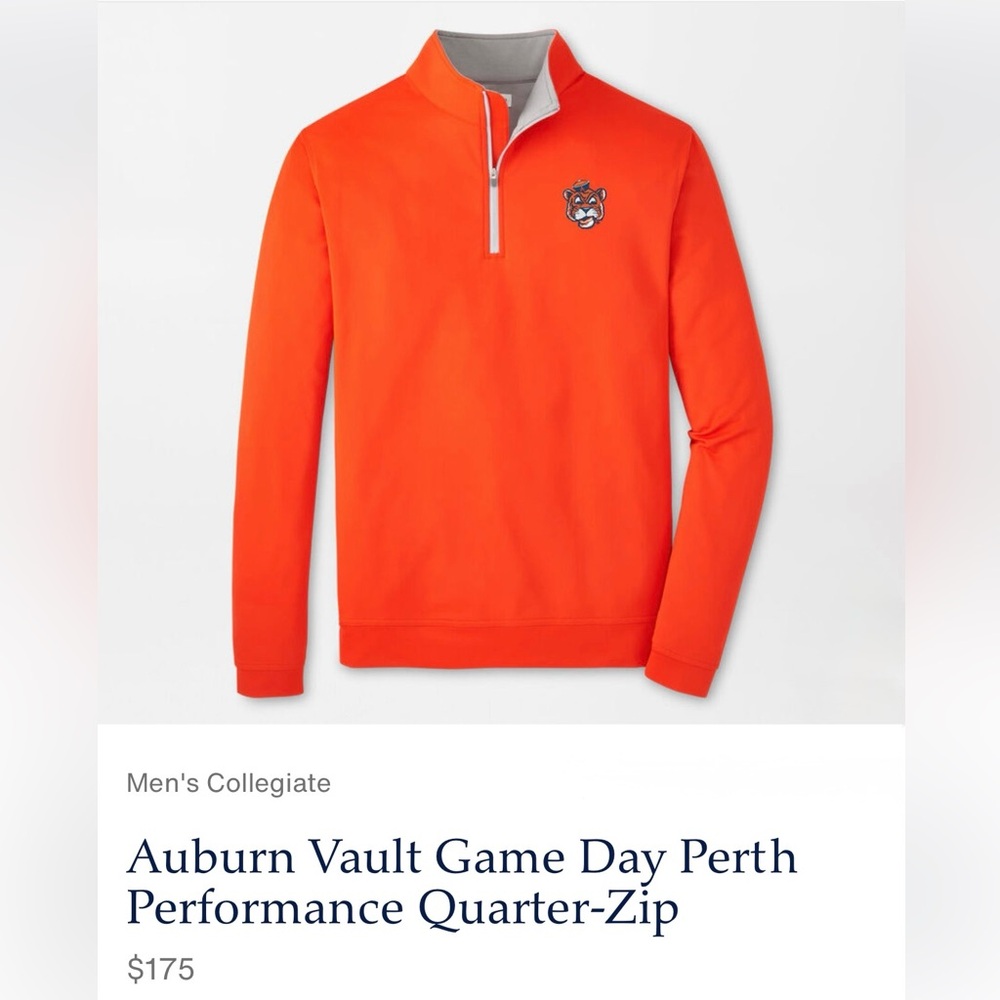 PETER MILLAR Auburn Vault Game Day Perth
Performance Quarter-Zip